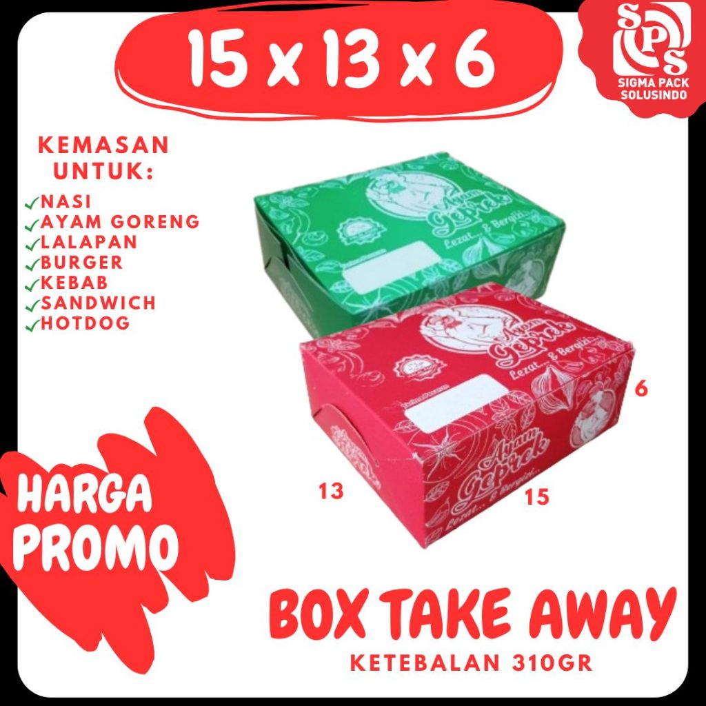 Box Nasi | Ayam Geprek | Chicken Box | Takeaway | Chicken | Dus Geprek | Kotak Nasi | Zigma Pack