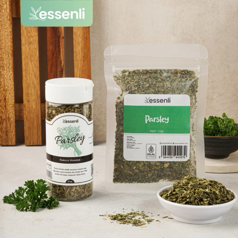 

ESSENLI Dried Parsley Flakes / Parsley kering / Daun Peterseli