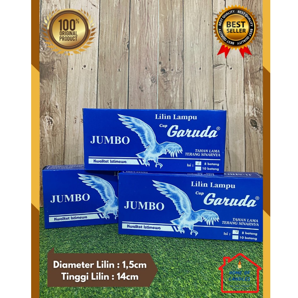 Lilin Mati Lampu | Lilin Putih | Lilin Garuda Jumbo
