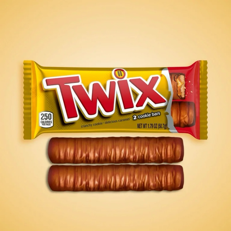 

TWIX CARAMEL 1.79 oz caramel chocolate candy bar import