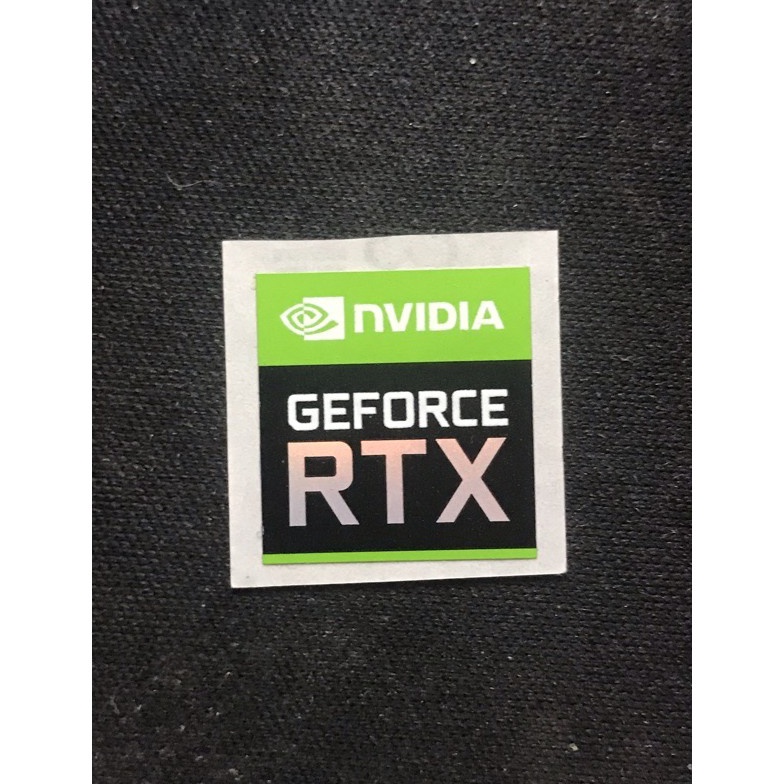 Sticker stiker logo nVidia GeForce RTX 219 or