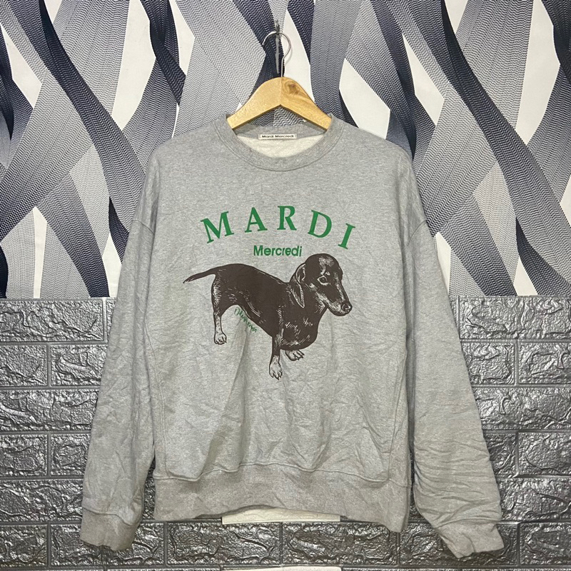 CREWNECK MARDI MERCREDI SECOND MURAH