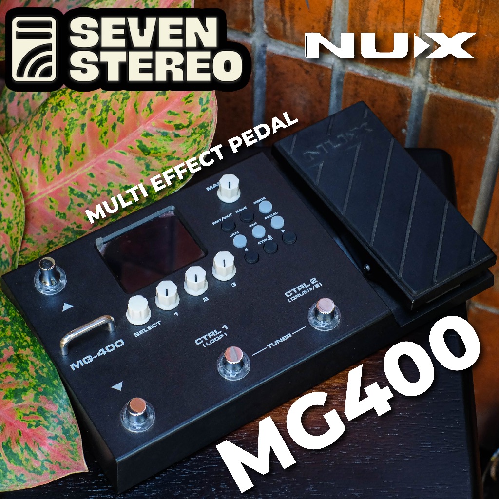 NUX MG400 MG 400 MG-400 Modelling Guitar Bass Effect Processor