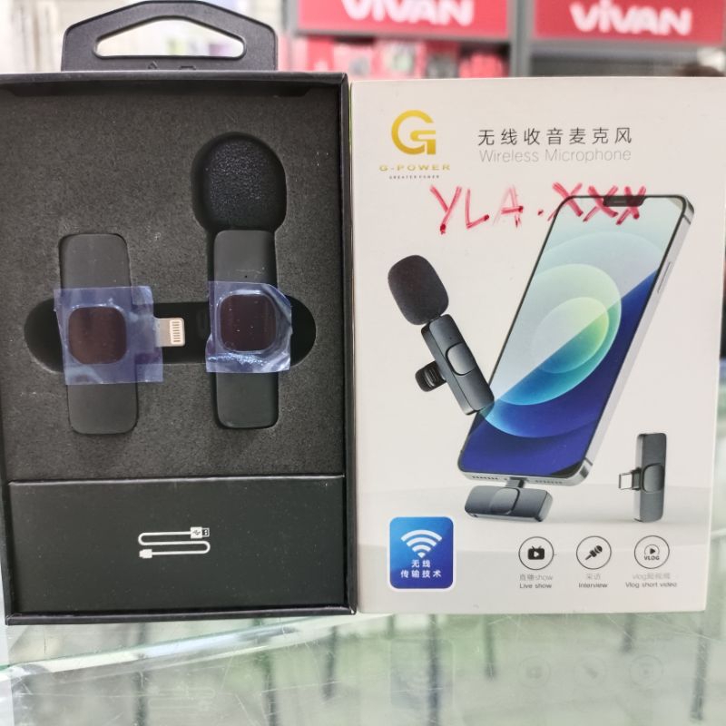 Mic Wireless G-Power Lightning.