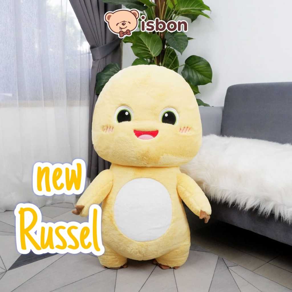 [Whispers] ISTANA BONEKA Dino Kuning Squishy Yellow Dino 32inch Mini Lucu Mainan Anak Cowo Cewe