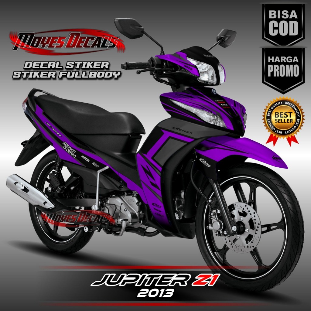 DECAL MOTOR JUPITER Z1 - STIKER MOTOR JUPITER Z1 FULL BODY MOTOR PREMIUM BERKUALITAS - VARIASI MOTOR