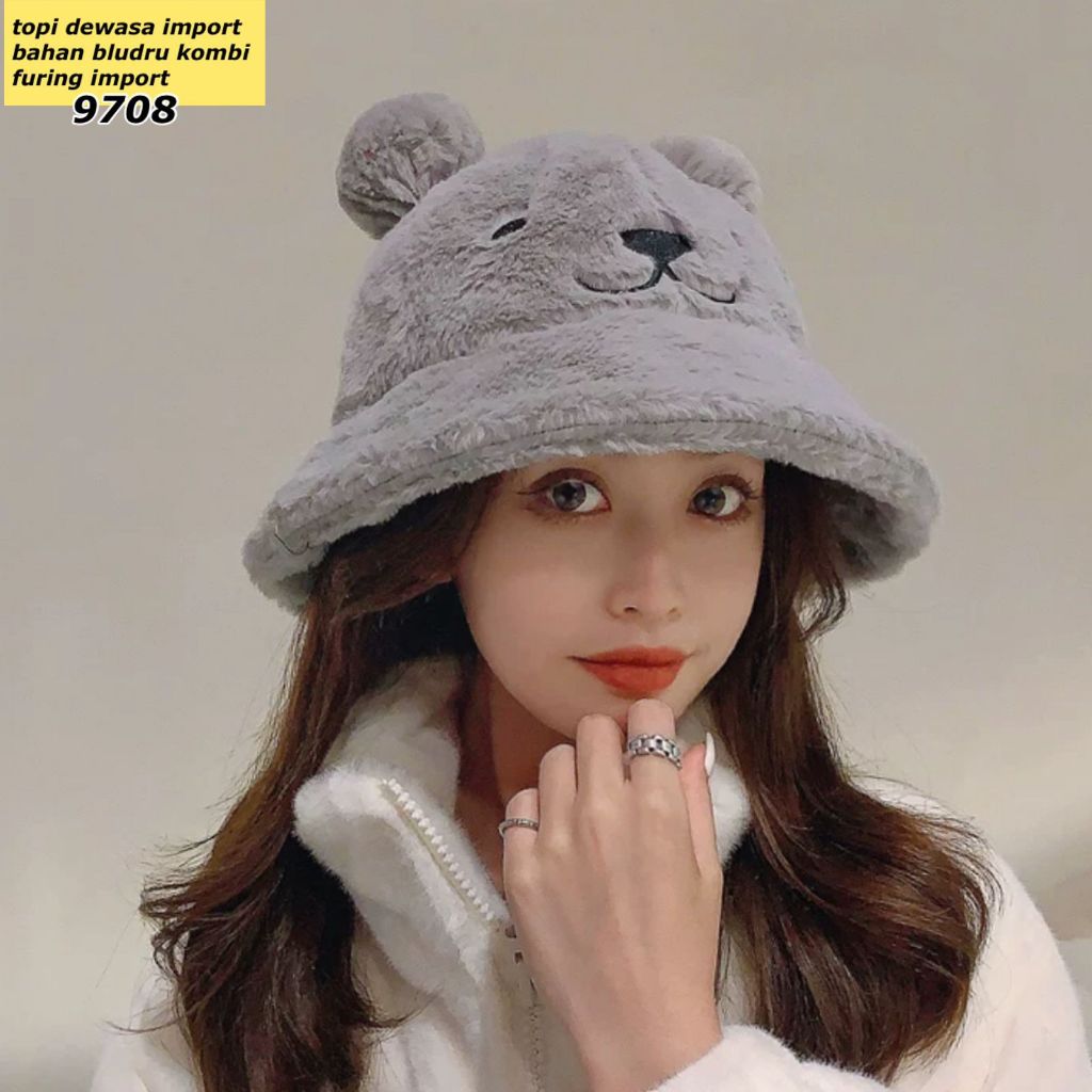 DAFASHION 9708 / Topi / Topi Uv Wanita / Topi Dewasa Import / Topi Wanita / Topi Kekinian Fashion