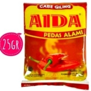 

Bumbu Tabur Instan/Cabe Bubuk Aida 25grm