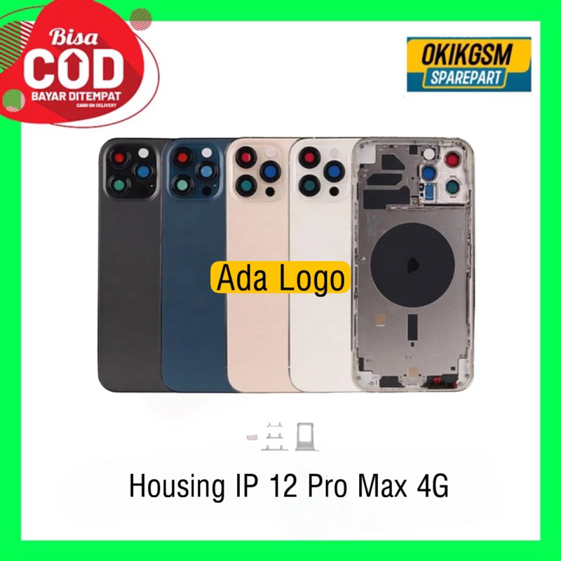 Housing Iphone 12 Pro Max 4G Original With Logo
