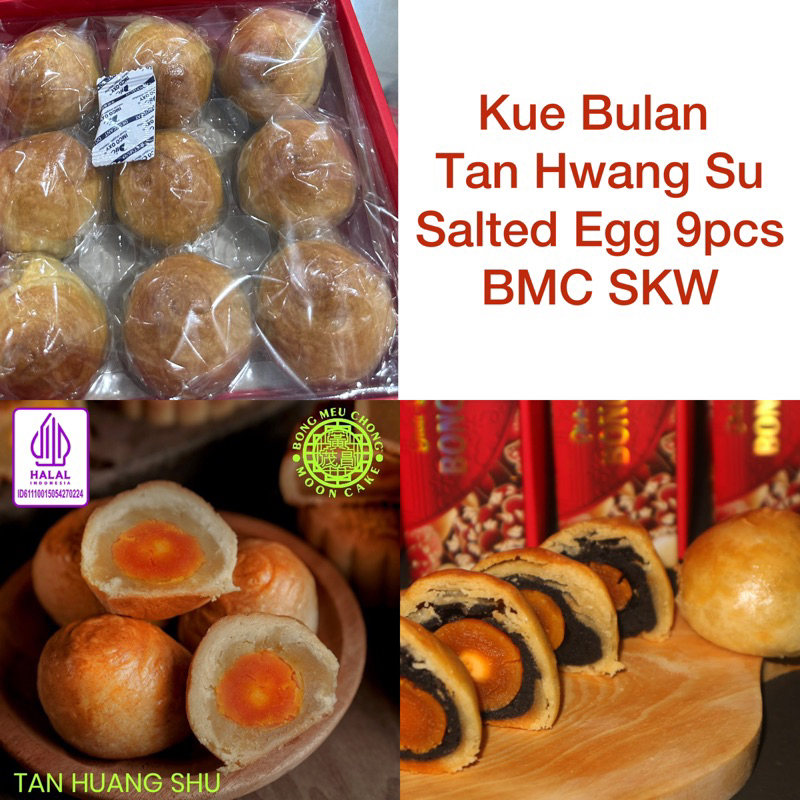 

Kue Bulan Tan Hwang Su / Salted Egg 9pcs BMC Singkawang
