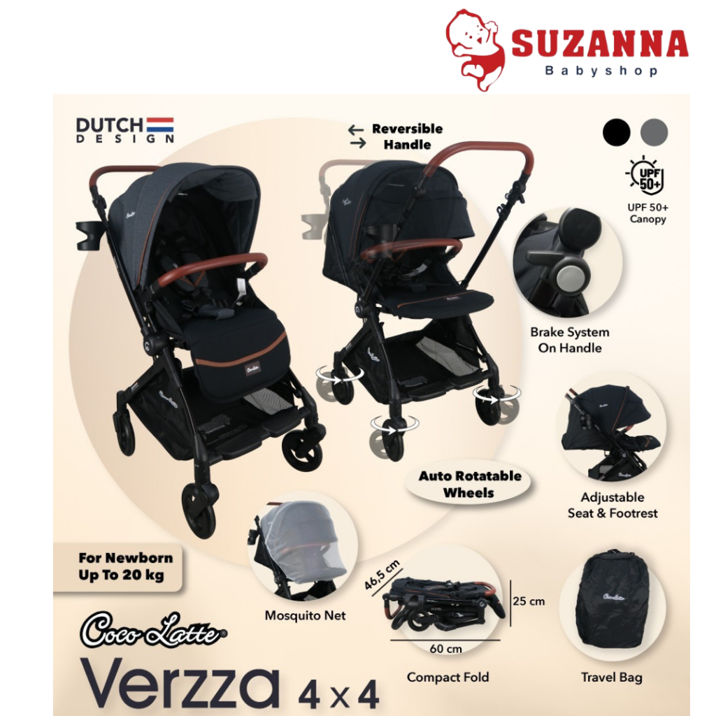 COCOLATTE Verzza 4x4 Stroller
