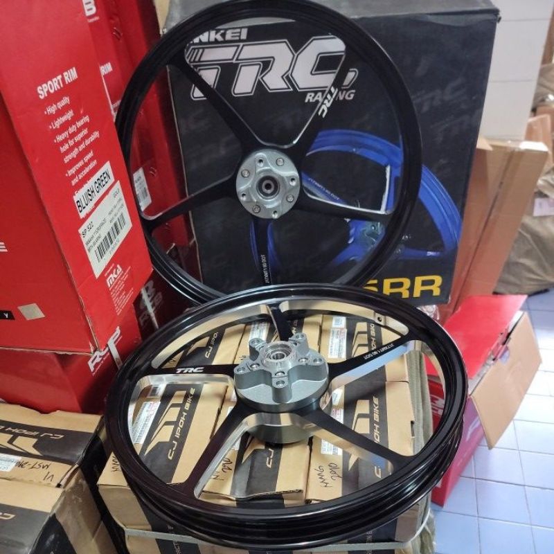 TRC SPORT RIM T5RR/VELG TRC OPEN HUB UNTUK MOTOR MX KING SIZE 160/160-17 ORIGINAL 100%