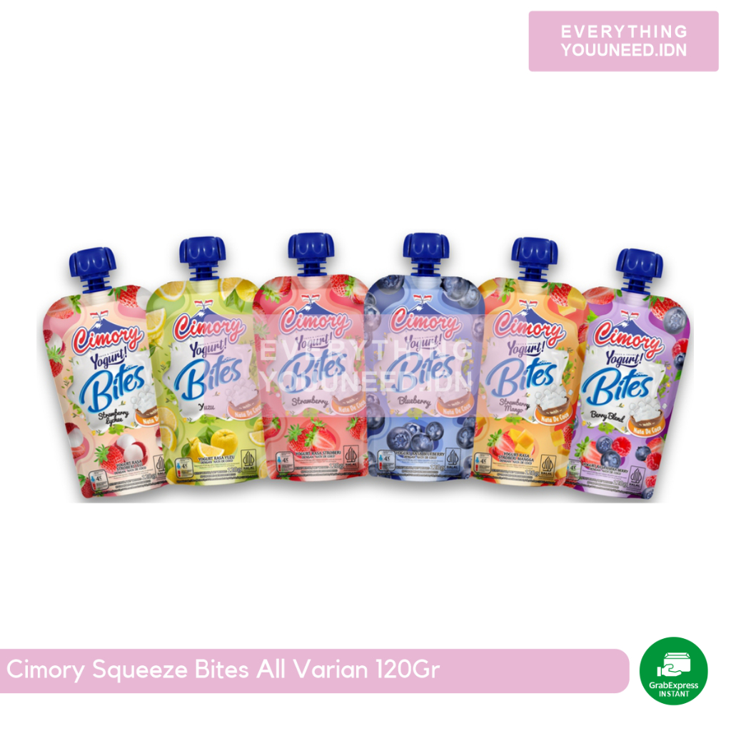 

Cimory Yogurt Squeeze Bites All Varian 120 Gram