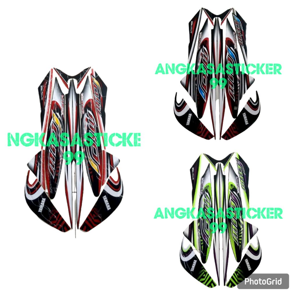 sticker striping body motor yamaha mio j 2013