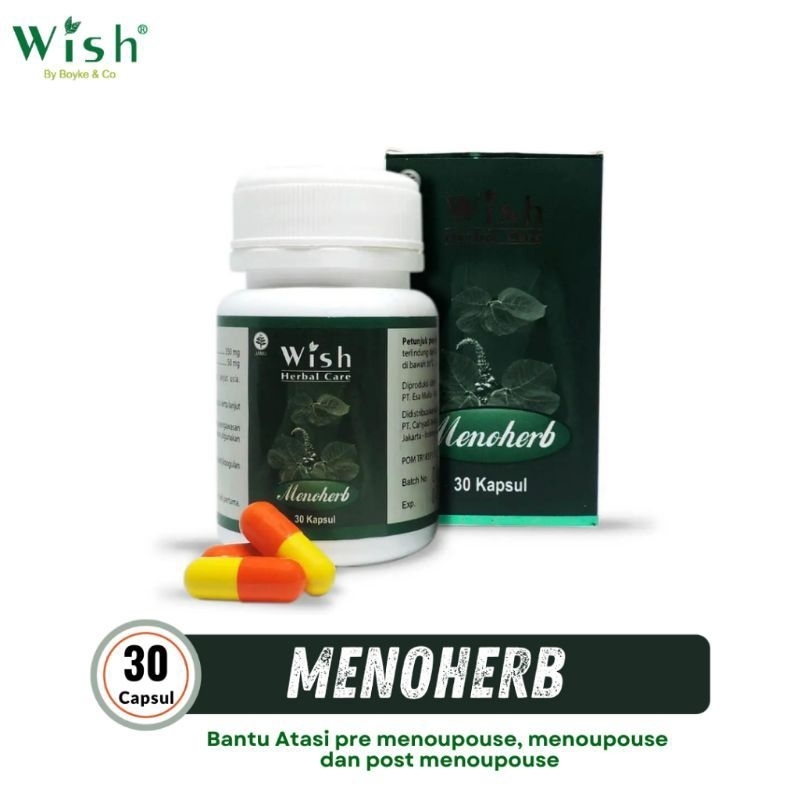 Cod Menoherb Asli Original Suplemen Kesehatan Wanita Mengatasi Gejala Pre Menopause Dr.Boyke Ampuh