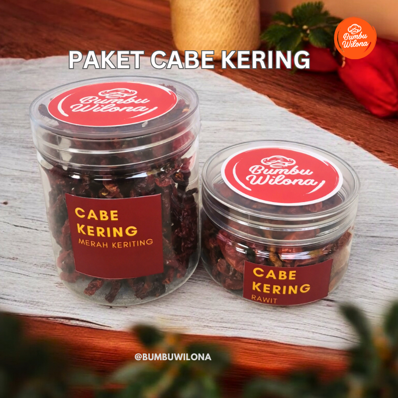 

PAKET CABAI CABE KERING RAWIT MERAH KERITING BUMBU WILONA