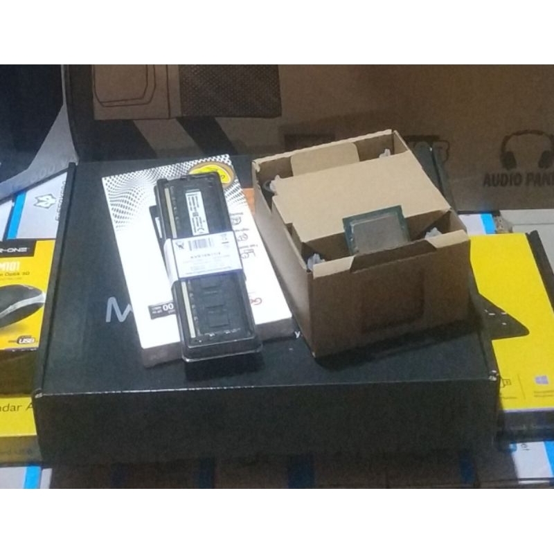 PAKET MURAH CORE I5 GEN 6 RAM 8GB + SSD 128 GB MOBO H110 NVME BARU