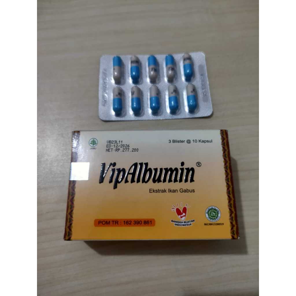 VIP ALBUMIN STRIP 10 KAPSUL