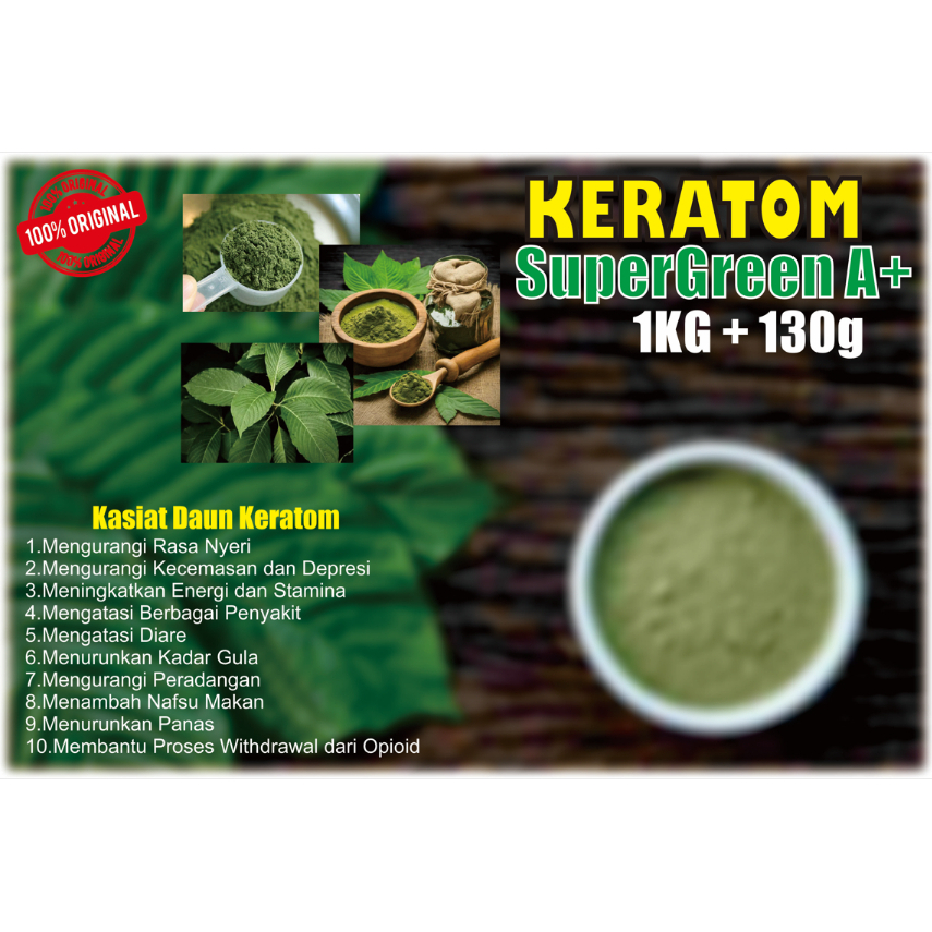 

Bubuk Purlik Daun Purlik Super Hijau Asli Kalimantan Barat
