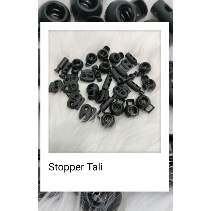 ( isi 10 pcs ) Stopper tali celana , stopper tali jaket , stopper tali sepatu , stopper masker ,stop