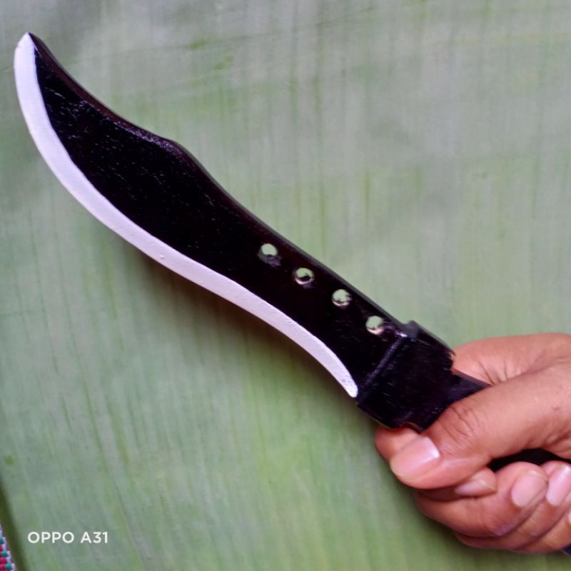 Belati Kayu Jati Alat Peraga Latihan Silat Beladiri IPSI - Miniatur Belati Kayu Jati - Belati Peraga