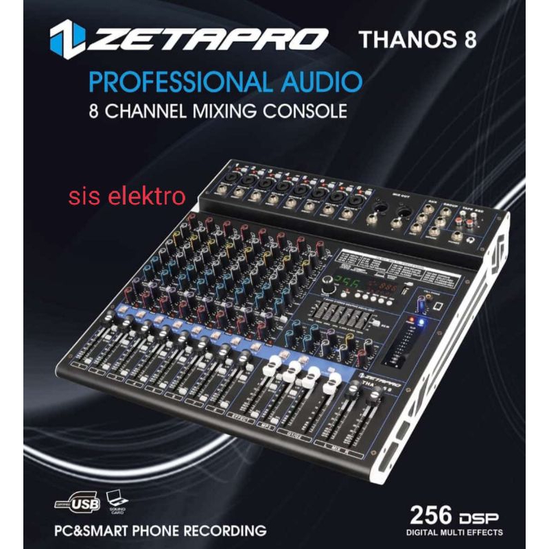 Mixer Zetapro Thanos 8 Zetapro 8 Chanel