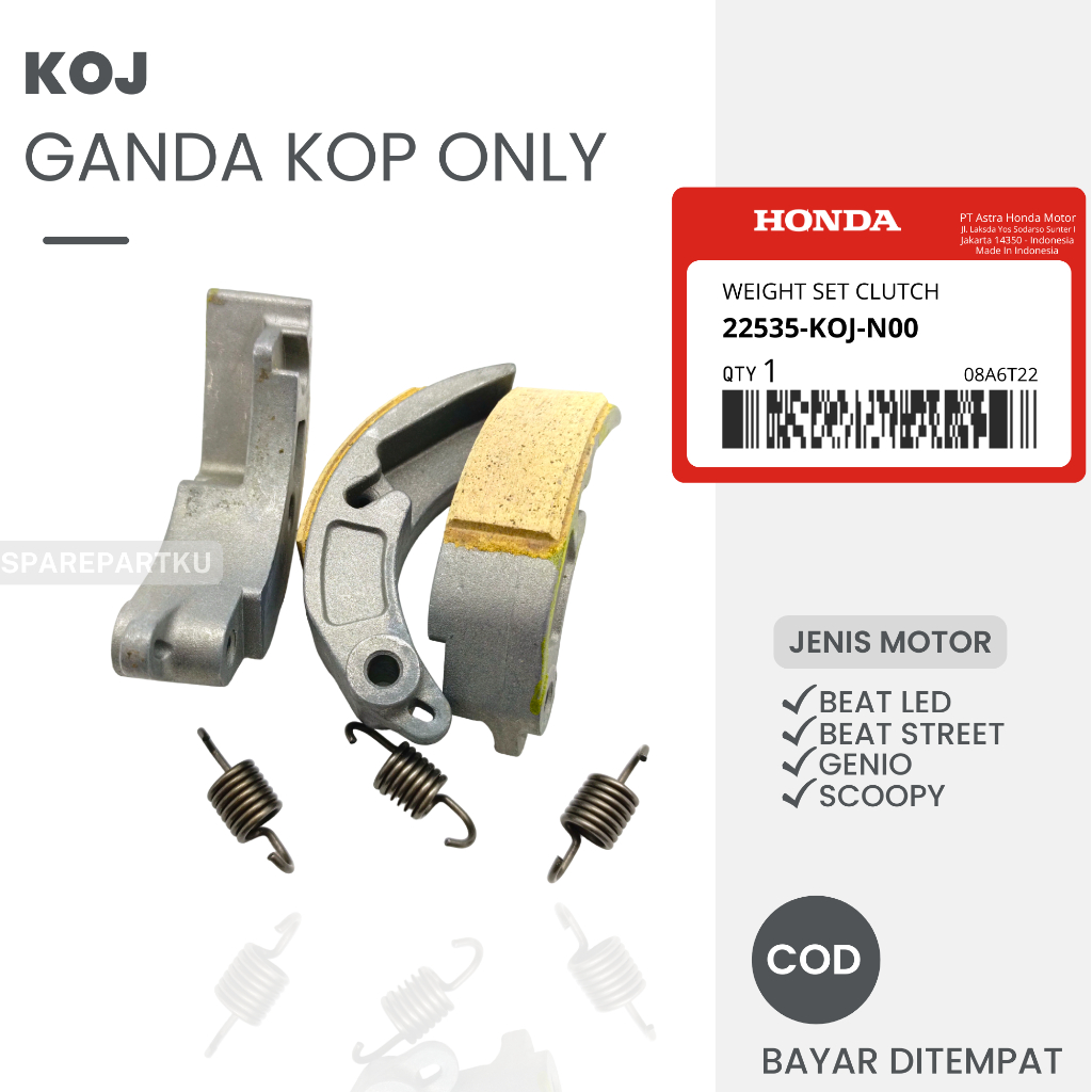 KOJ GANDA KOP ONLY HONDA BEAT LED, BEAT STREET, GENIO, SCOOPY/ KAMPAS GANDA ONLY/ KAP GANDA/ KAMPAS/