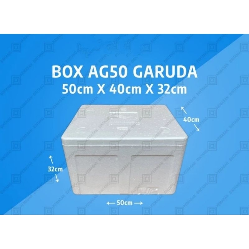 Box Sterofoam Kotak Box Sterofoam Garuda Box Es Box Gabus 50 KG