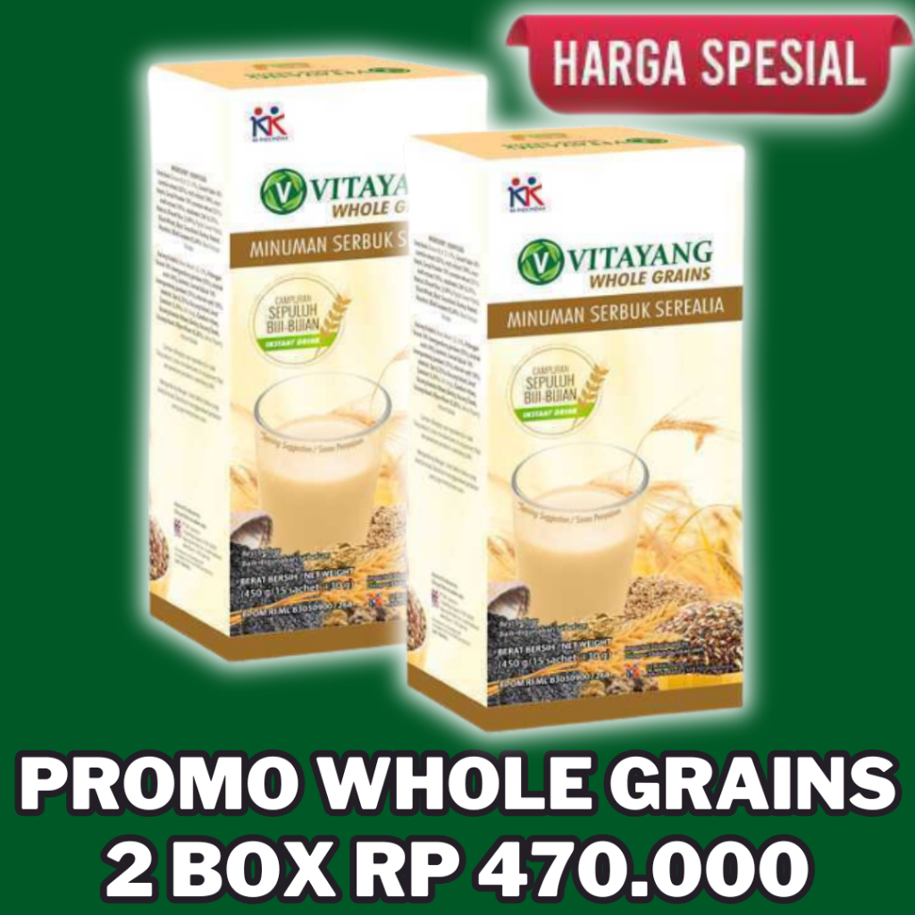 

Vitayang Whole Grains Menu Sarapan Rendah Gula Lemak Kalori Cocok Untuk Diet Sehat KK Indonesia