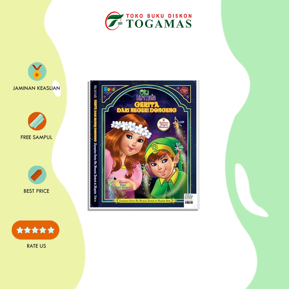 [Pre Order] Majalah Bobo //Edisi Koleksi:OKI NIRMALA CERITA DARI NEGERI DONGENG//Edisi Koleksi 50 Ta