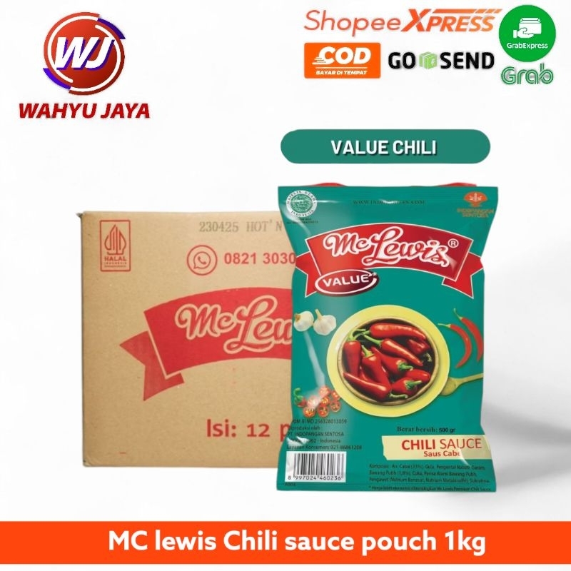 

MC lewis Chili sauce LP pouch 1kg