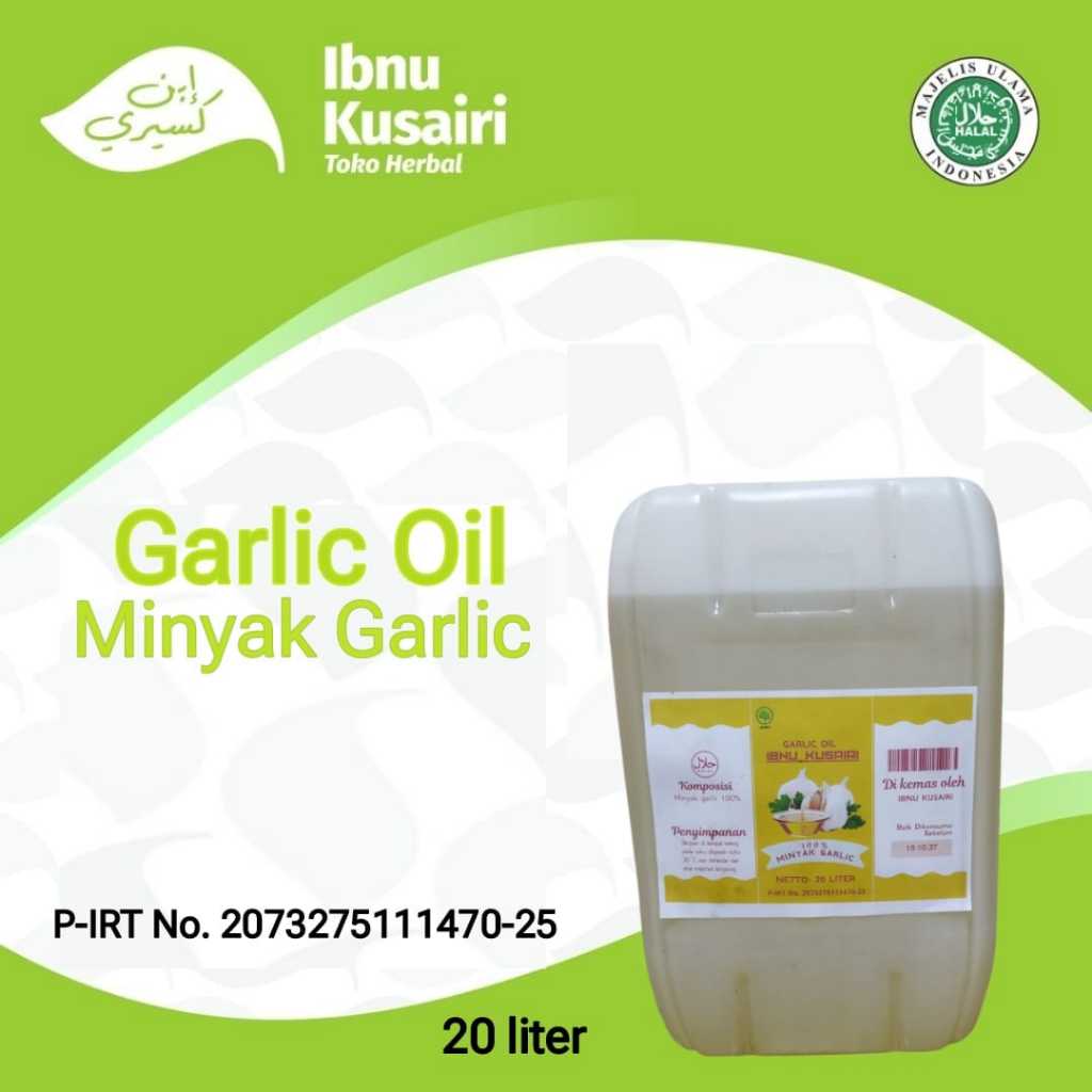 

Garlic Oil 100% Minyak Garlic 20 liter