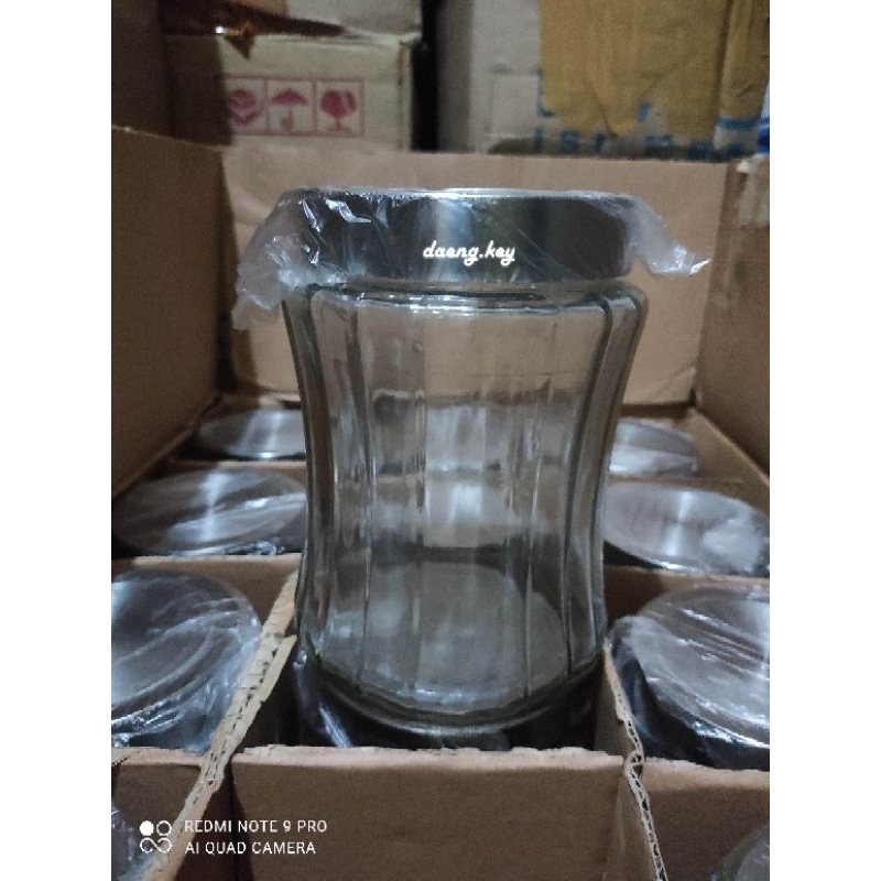 Toples Kaca Kue Kering | Toples Kaca Tutup Stainless | Toples Lebaran | Toples Hari Raya | Toples Ka
