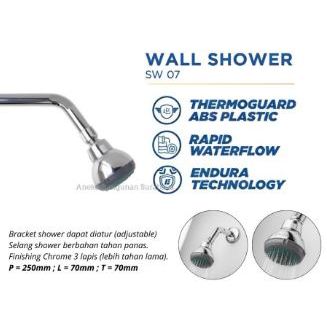 Hanya Disini] Wall shower ONDA SW 07 tanam tembok shower mandi SW07