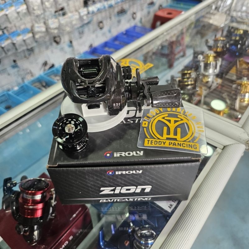 REEL BC IROLY ZION SW, DRAG CLICKER, DOUBLE SPOOL (HANDLE KANAN & KIRI)
