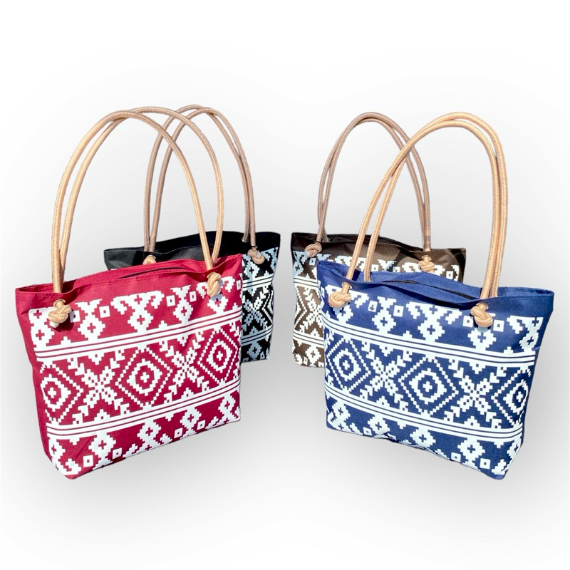 [12 pcs] PAKET USAHA Totebag Wanita Motif Batik Terlaris Tas Kuliah Tas Souvenir Tas Ngaji Tas Treve