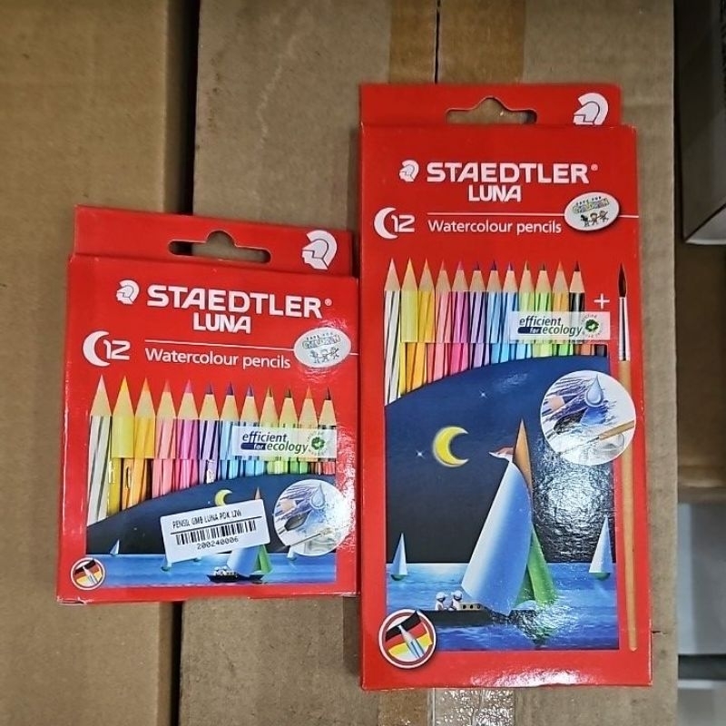 

pensil warna colour pencil color staedtler luna 12 warna (panjang & pendek)