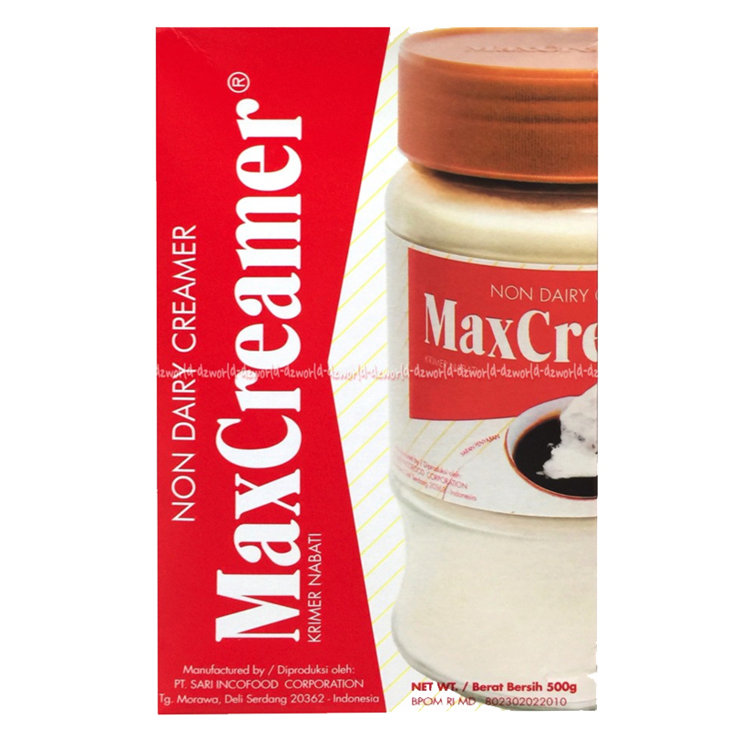 

Max Creamer 500gr Non Dairy Creamer Krimer Kopi Maxcreame Bubuk Krim Untuk Kopi Coffee Maxkrim Maxcrem Maxcreamer