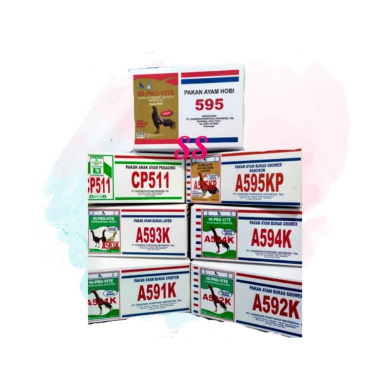 Pakan Ayam 1DUS A591K, A592K, A593K, A594K