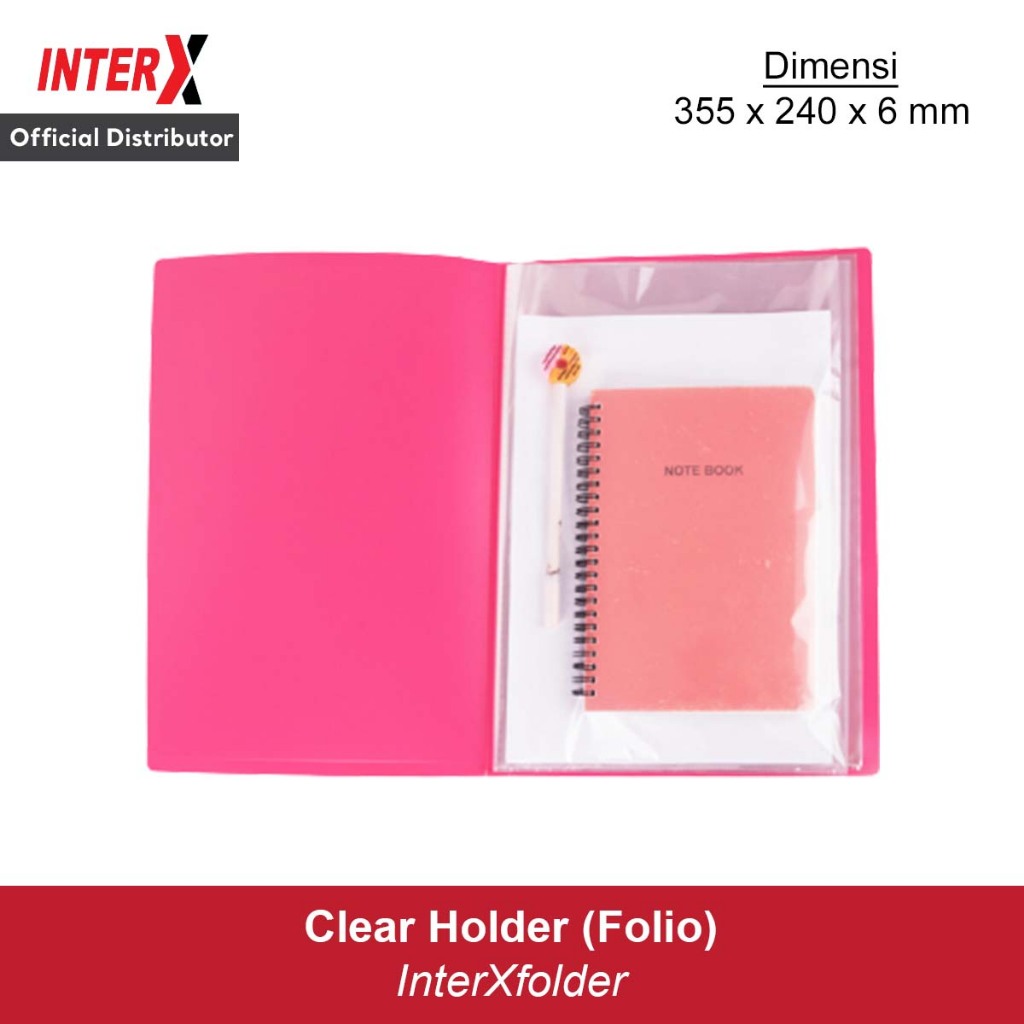 

INTERX CLEAR HOLDER UKURAN FOLIO F4 20 PC (Display Album)