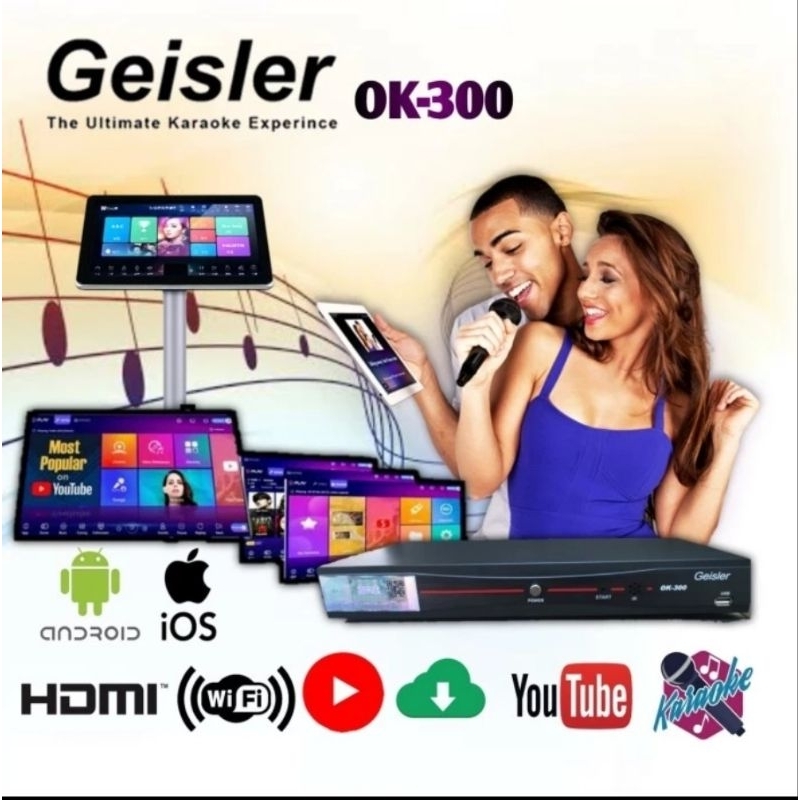 DVD Geisler ok100 DVD karaoke Geisler ok300 2 tera 35000 lagu
