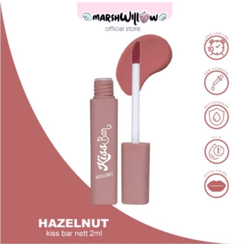 Marshwillow Kiss Bar Lip Cream With Vit E by Natasha Wilona - Lipcream Ombre