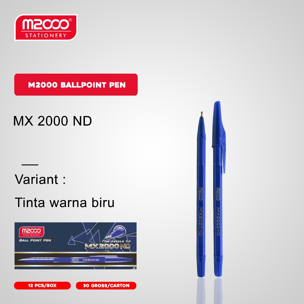 M2000 Pulpen MX-2000ND BIRU
