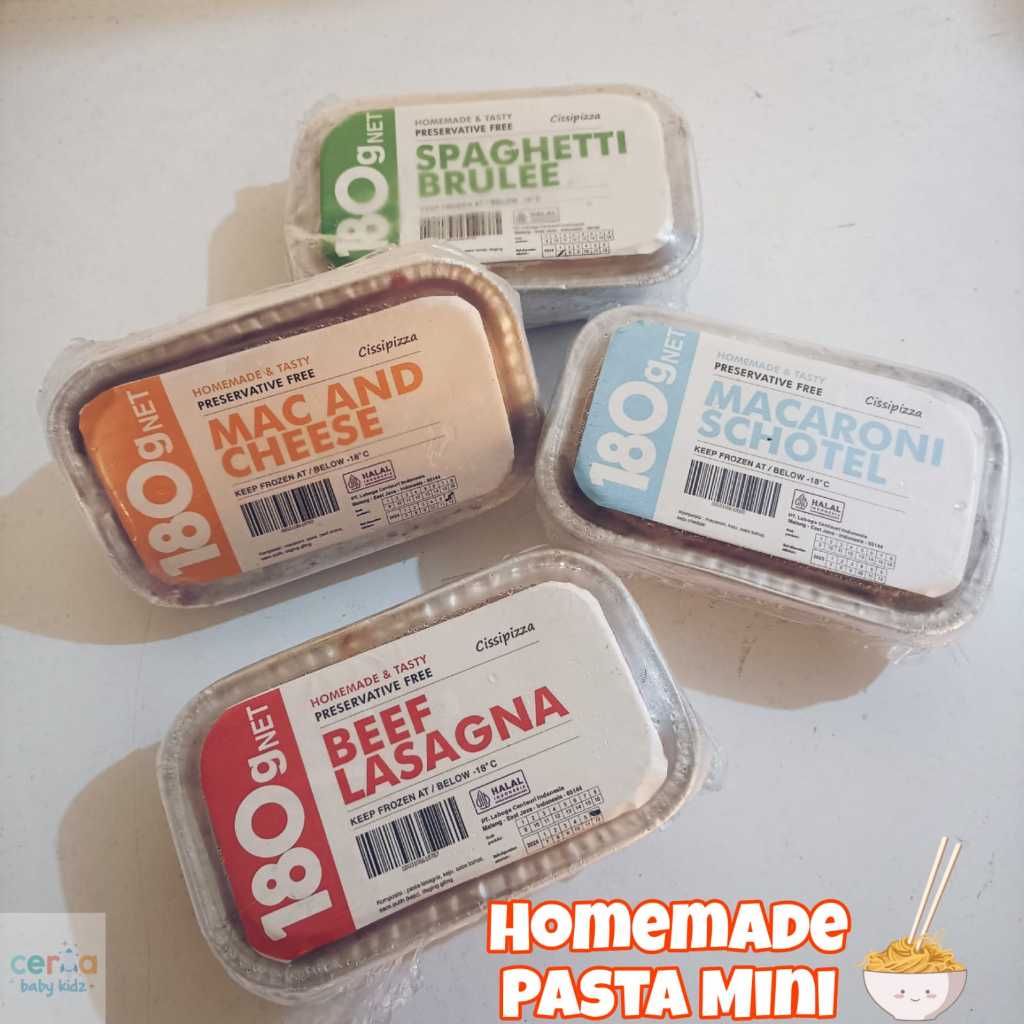 

Cissipizza Pasta Mini - Pasta Beku Spaghetti Brulle Beef Lasagna Macaroni Schotel Mac & Cheese