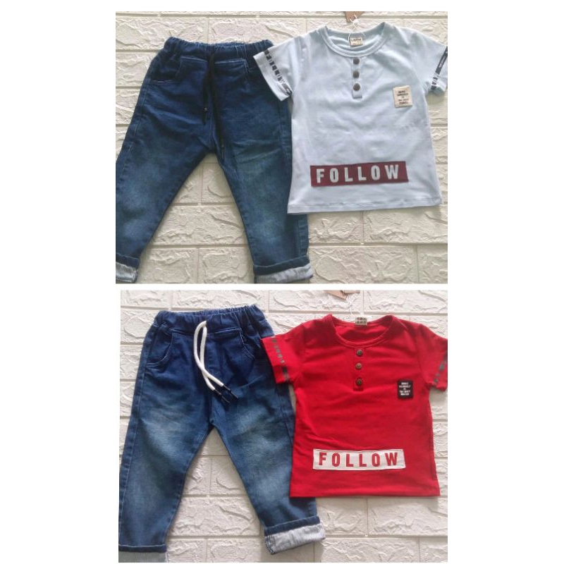 setelan uson celana jeans panjang