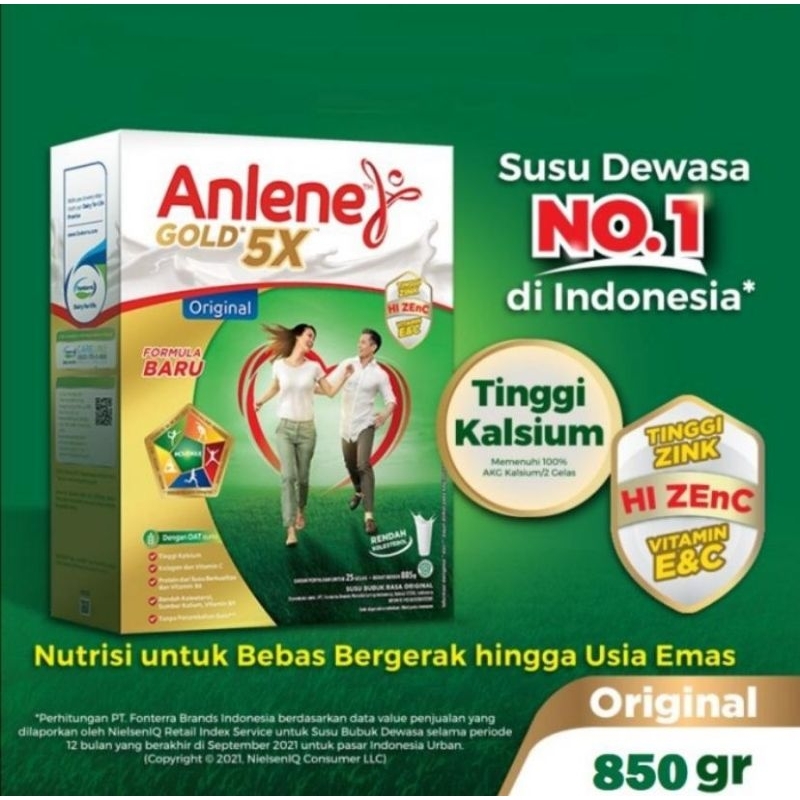 

Anlene Gold 5× Original 850gr