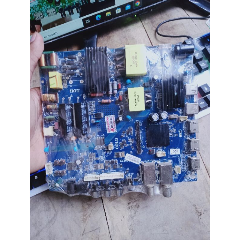 MB MAINBOARD TV LED POLYTRON PLD43S153 - MB TV POLYTRON PLD43S153