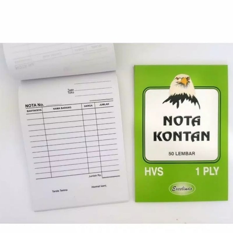 

EXELINDO | NOTA KONTAN 1PLY/50 LEMBAR (SATUAN)