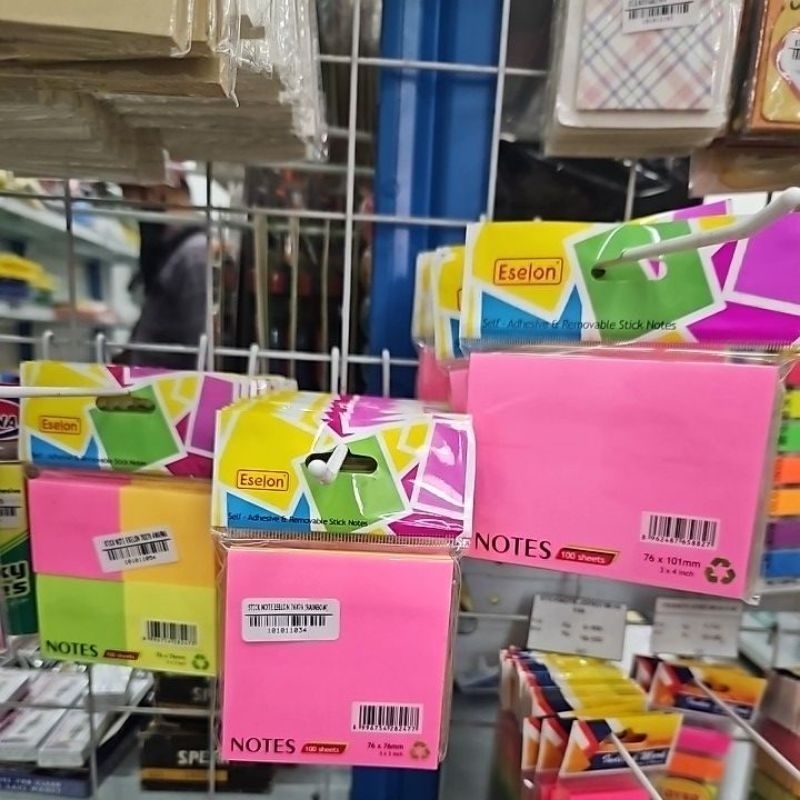 

stick note sticky note persegi & persegi panjang warna polos
