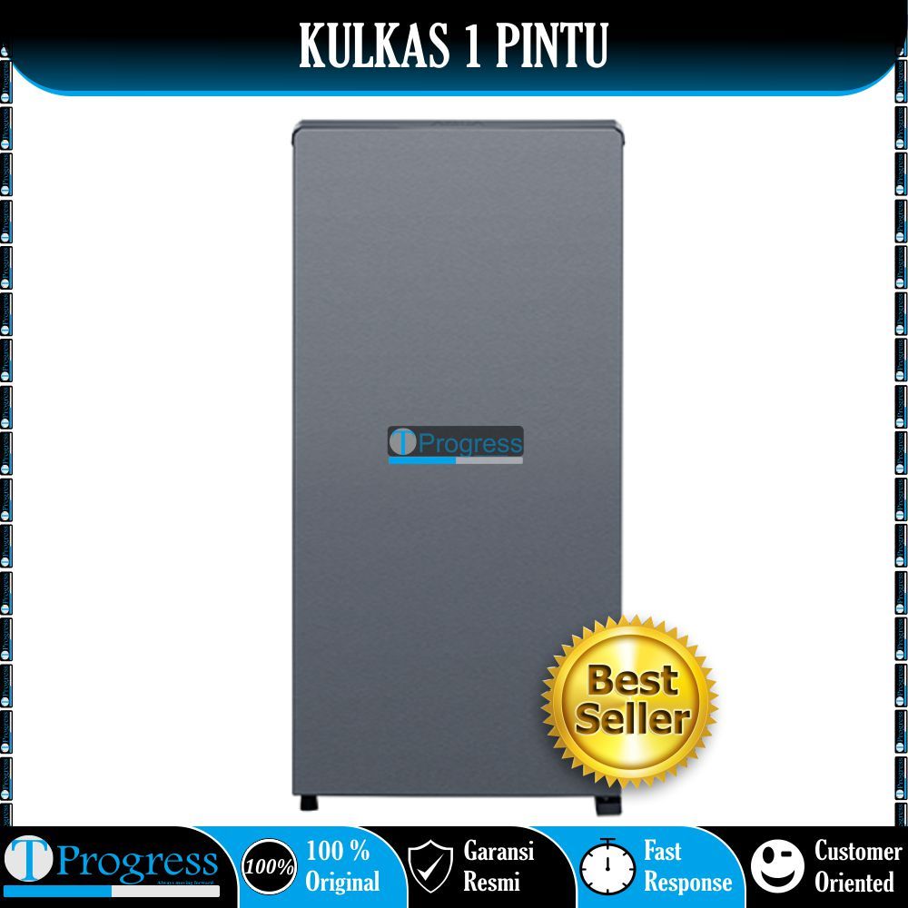 KULKAS 1 PINTU AQUA AQR-D205MDS / AQR-D205 165L